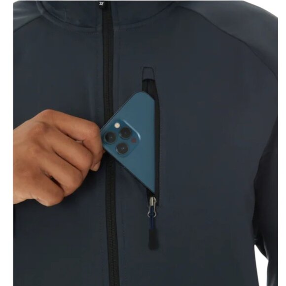 NEW MENS 32 Degrees Active Coach Jacket | Grey - Picture 4 of 7